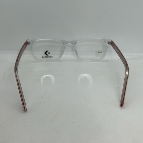 Converse CV5027Y (CHILDREN'S) Eyeglasses Frames 62-17-140. Clear/Red Arms. NWT - Picture 5 of 6